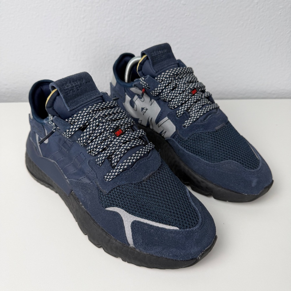 Adidas x 3M Nite Jogger EE5858 Navy Reflective Men 6.5 Shoes